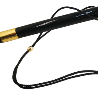 enamelled dog handle Swarovski collar handmade Italian luxury shoehorn detail