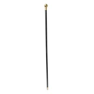 Gold plated 24K ceremonial knob handcrafted Italian walking stick detail