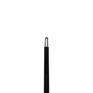 Crystal silver-plated handle men's luxury handcrafted Italian walking cane close-up