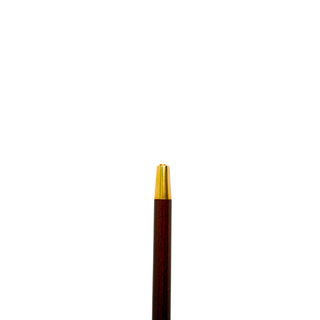 Camel handle 24K gold beechwood handcrafted Italian walking stick handle detail