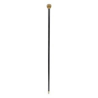 Topaz crystal handle beechwood handmade Italian luxury walking stick detail