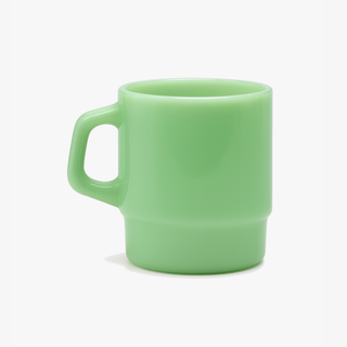 Artist Milk Glass Mugs