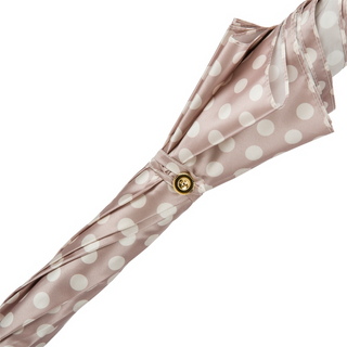 Automatic handmade Italian women stylish brass umbrella detail