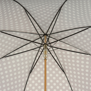 Automatic handmade Italian women stylish brass umbrella open canopy