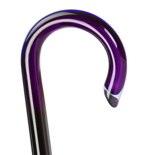 Automatic purple chains design luxury Italian women's umbrella canopy detail