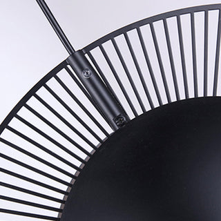 Black Metal Pendant Light - Modern Minimalist Ceiling Lamp for Dining Room