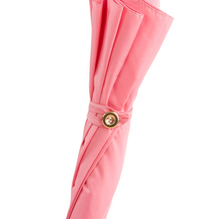 Enameled brass automatic luxury handmade Italian umbrella open