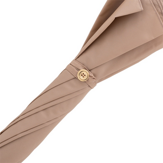 Luxury automatic handmade Italian brass umbrella top view