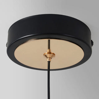 Oval hanging lamp with gold bird decor — luxury fixture