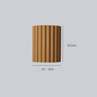 Resin modern indoor half circle curl wall sconce — lamp