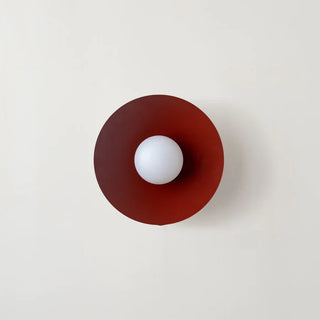 Modern kitchen ceiling fixture, round metal flush mount lamp