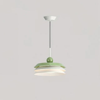 Morandi pendant lamp in muted grey tones — dining room