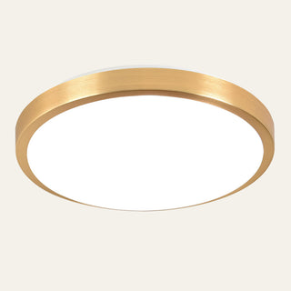 Round gold ceiling lamp vintage – flush mount detail