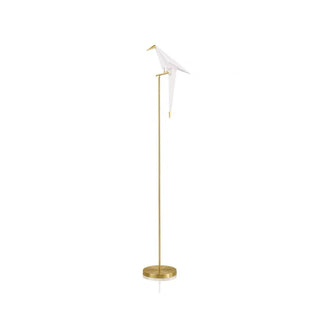 Origami bird room lamp — warm ambient cozy interior