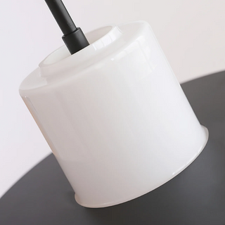 Equator pendant side angle — vintage glass adjustable lamp