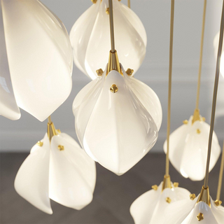 Stylised Bloom Pendant Lamp - Creative Multi-Head Pendant Light For Dining Room