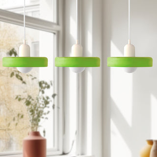 Suspension Bauhaus – Plafonnier Simple à 3 Têtes en Verre pour Salle à Manger