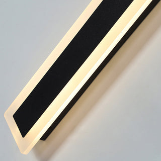Modern IP65 outdoor LED waterproof garden wall lamp close-up