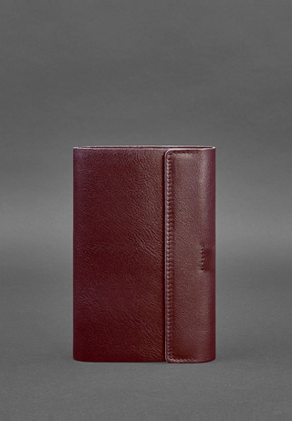 leather bound notebook handcrafted genuine leather journal pen holder magnetic closure lifestyle view