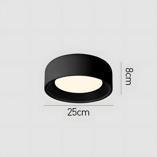 Acrylic round ceiling fixture LED – soft diffused modern