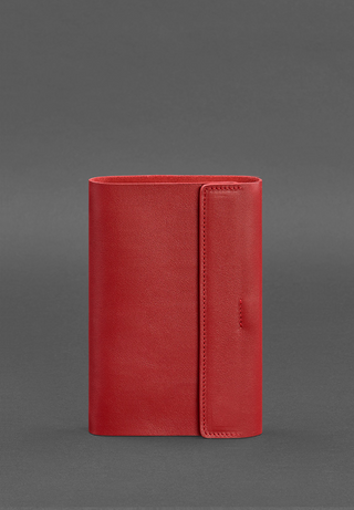 leather bound notebook handcrafted genuine leather journal pen holder magnetic closure top view