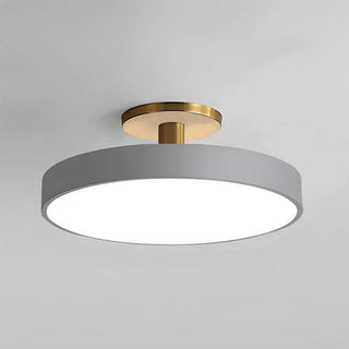 Acrylic LED semi-flush ceiling light for bedroom and dining room