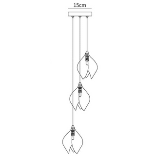Stylised Bloom Pendant Lamp - Creative Multi-Head Pendant Light For Dining Room