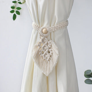 curtain tieback rope durable decorative holdbacks fiamma neri angle view