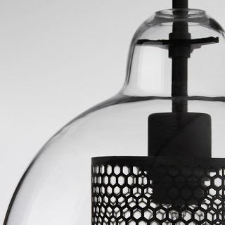 Suspension en verre – Suspension moderne avec longueur réglable et finition dorée