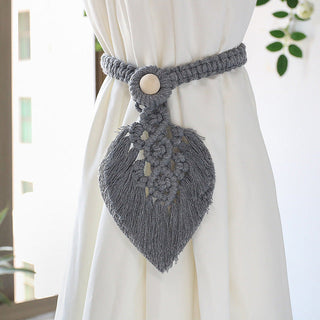 curtain tieback rope durable decorative holdbacks fiamma neri detail
