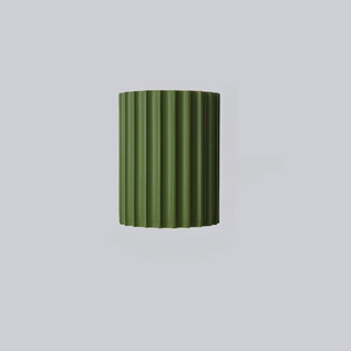 Curl resin half circle wall sconce modern ambient — indoor