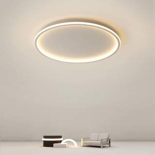 Ultra-Thin Ceiling Light - Adjustable Round LED Minimalist Light Fixture for Living Room