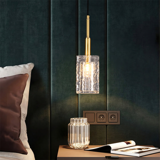 Ambient pendant from below — crystal romantic hanging light