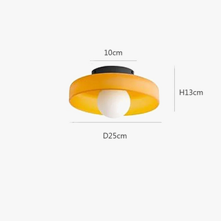 Frosted Glass Ceiling Light – G9 Retro Glass Fixture With Soft Diffuser