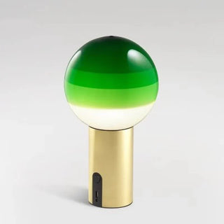 Portable glass ball lamp side — USB charging warm glow
