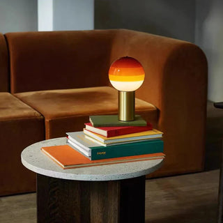 Artistic portable lamp — USB charging glass ball design