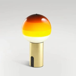 Portable glass ball lamp setting — USB artistic warm