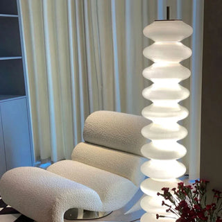 Candy string lamp illuminated — LED warm ambient glow