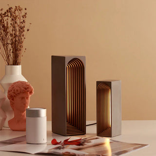 Architectural cement lamp — LED E27 designer setting