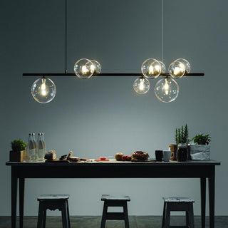 Modern Pendant Lamp – Multi Globe Nordic Ceiling Light With Gold Finish