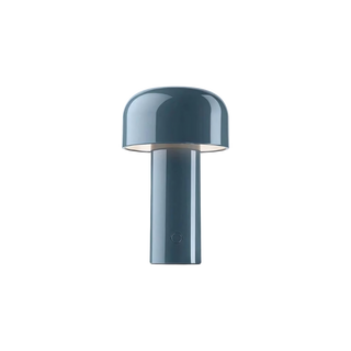 Mushroom table lamp side — warm LED ambient design