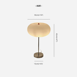 Apple donut lamp illuminated — vintage warm ambient glow