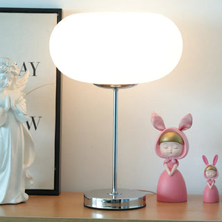 Mixed metal donut lamp — vintage bedroom warm glow