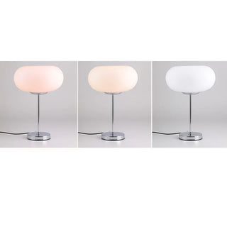 Vintage bedroom lamp — apple donut mixed metal glow