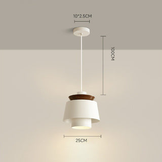 Nordic flying saucer in interior — modern iron hanging lamp