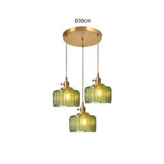 Single pendant with clear glass — Nordic retro design