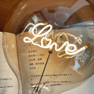Cat pattern LED lamp wide — pink white warm