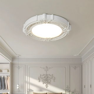 Warm LED French retro ceiling light – vintage bedroom