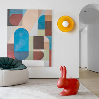 Plafonnier de cuisine moderne - Luminaire rond en verre à montage encastré pour éclairage d'îlot