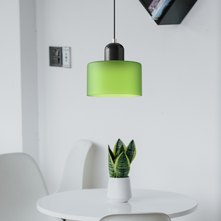 Suspension Bauhaus – Luminaire Moderne en Verre pour Îlot de Cuisine avec Culot E27